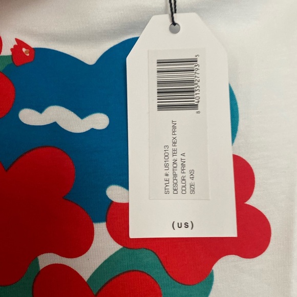Universal Standard EverMothers Tee Rex Amber Vittoria Print T Shirt 4XS 00/0 NEW - Picture 6 of 8